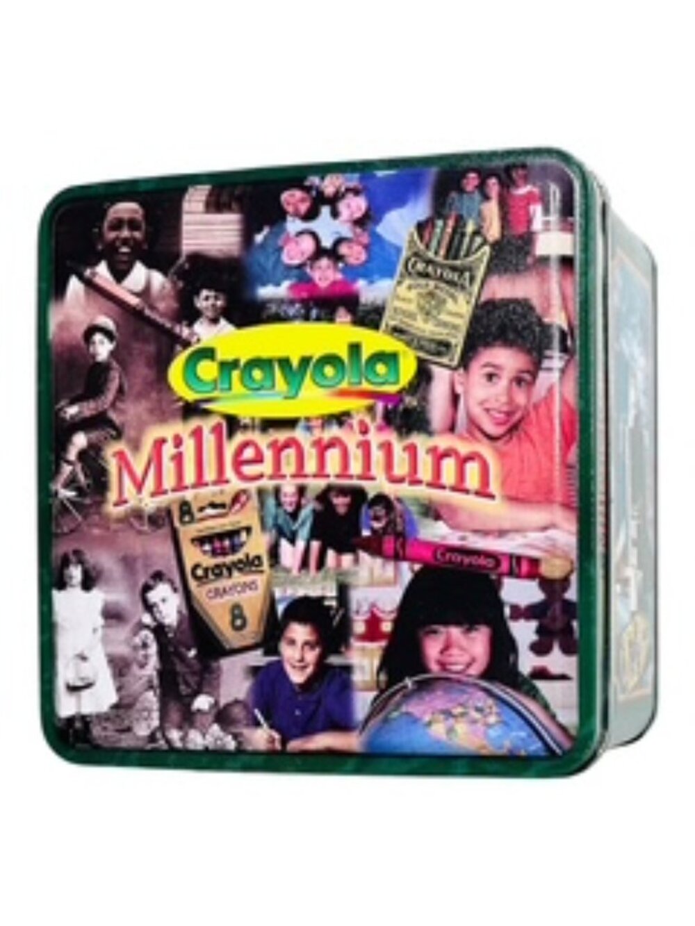 Crayola's Millennium Collector Tin With 64 Crayons And Sharpener, New, USA